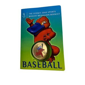 Sydney 2000 Baseball Olympic Mascot Coin Syd the Platypus Australia Medallion